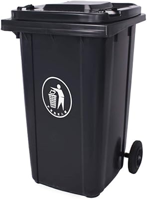 Large plastic trash cans outdoor trash protection environmental health trash cans thickened with cover kitchen trash cans, gray, 120 l.. Shop quality and variety at unbeatable prices on DIAYTAR Nigeria — delivery in under 8 days.
