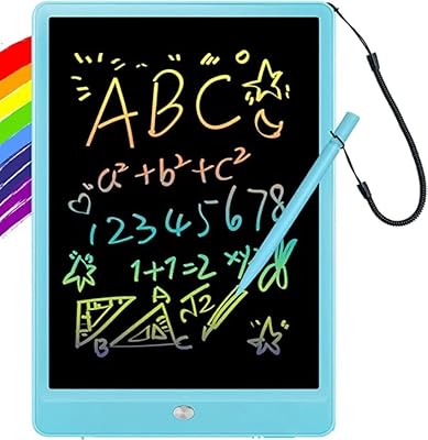 10 -inch LCD writing tablet, erasable and reusable colorful drawing board, children's writing table, educational toys for boys and girls aged 3 and over (blue).. With DIAYTAR Nigeria, your wishlist becomes reality, fast.