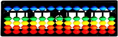 Multicolored Japanese Soroban Calculator at 13 Abacus bars for learning visual mathematics, AB13MC1, WhD3088.. Shop without boundaries at DIAYTAR NIGERIA, offering affordable products with convenient delivery times.