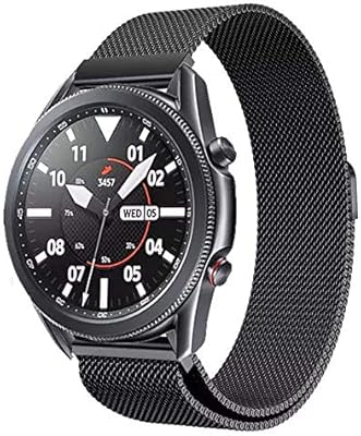 Bracelet dado milano pour samsung galaxy watch 3 41 mm 45 mm (45 mm, noir).. Tired of overpriced goods and slow delivery? DIAYTAR Nigeria brings affordability and speed together with a wide selection of products.