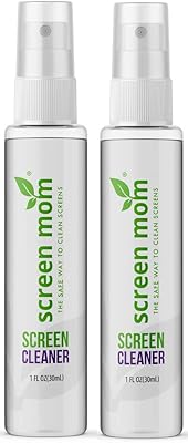 Screenmom 1 Oz Screen Cleaner Spray 2 Pack - For laptop, computer screen, phone, iPad, glasses, LCD, TV - includes 2 sprays of 1 oz and 2 purple cleaning cloths.. The future of Nigerian shopping is here — DIAYTAR Nigeria.