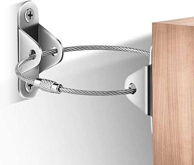 6 pieces - Wall anchors for furniture, anti -furniture device, safety protection for children and pets, furniture fittings to prevent furniture from falling (money).. DIAYTAR NIGERIA delivers more than products - we deliver affordable solutions within days.