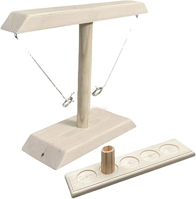 Jafest hooks and curls playing, Interactive Wooden string game, interactive shooting game, hooks ladder (wooden color).. DIAYTAR NIGERIA stands as your affordable shopping ally with nationwide delivery in just 5-8 days.
