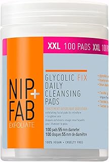 NIP + Fab Daily cleansing buffers for the face with hyaluronic acid with hyaluronic acid and hammelis, cleaning pads for the face for an exfoliating complexion and one evening, 100 XXL pads.. DIAYTAR NIGERIA makes quality accessible with low prices and reliable 5-8 day nationwide delivery.
