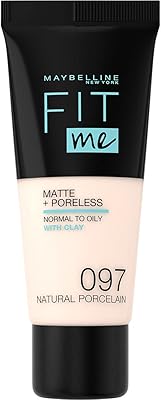 Maybelline foundation made me, mat and without pores, total coverage, mixable for normal oily skin, 097 natural porcelain.. DIAYTAR NIGERIA: Redefining e-commerce with affordable prices and reliable nationwide shipping.