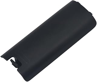 Replacement cover of the rear battery cover sold for the Wii remote control (black).. DIAYTAR NIGERIA revolutionizes online retail with our vast selection and cost-effective delivery options.