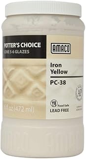 Potter's Choice Glaze Iron Yellow PC-38 of AMACO IMPLOI CLAIR for pottery, cookie and ceramic clay, 1 liter.. Transform how you shop with DIAYTAR NIGERIA's vast selection and budget-friendly delivery options.