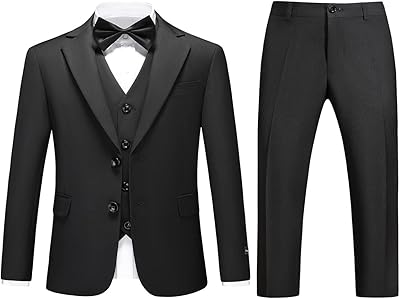 3 -piece tuxeding costume uni cup slim for boy with blazer jacket, children's pants and vest wedding feast promo.. DIAYTAR Nigeria: Great value, fast delivery, and endless options.