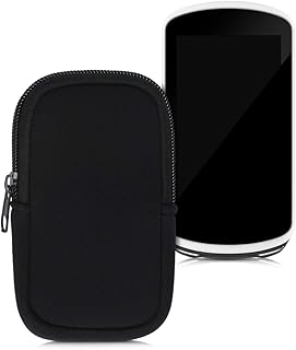 KW mobile case compatible with Garmin Edge 1030/1030 Plus / 1000 - Zipped protective pocket support for bicycle - black.. DIAYTAR NIGERIA: Your trusted e-commerce partner with extensive product choices and affordable delivery.