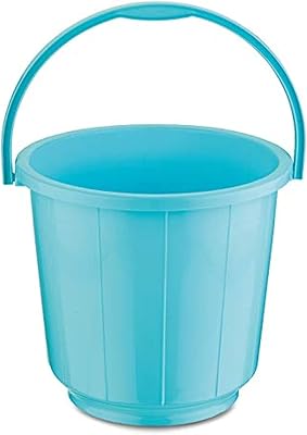 Plastic bucket for Asian bathroom with handle (blue, 20 liters).. Looking for a deal? DIAYTAR Nigeria has thousands waiting for you.