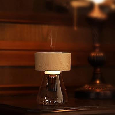 Luxim Twilight aromas diffuser - Essential oil diffusion technology, optional LED light, water without water, ultra silent, portable, powered by wireless battery, wood.. DIAYTAR NIGERIA: Your gateway to affordable products delivered reliably across Nigeria.