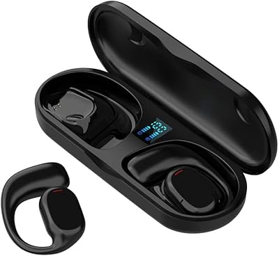 Nipmint open headphones with Bluetooth 5.3 air conduction with loading case, waterproof wireless headphones for 12 hours for iPhone, Android, computer.. Discover the perfect balance of selection and value with DIAYTAR NIGERIA's nationwide delivery service.