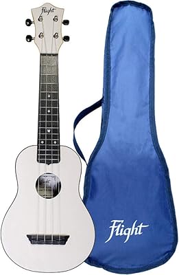 Flight: 4-string Soprano travel guitar, white (tus-35Wh).. Experience satisfaction guaranteed with DIAYTAR NIGERIA's comprehensive platform and quick delivery.