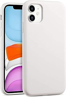 Simpping rear shell in flexible liquid silicone gel Zobitek for iPhone 11, anti -shock with matte finish and soft microfiber lining (iPhone 11, white).. Discover endless possibilities with DIAYTAR NIGERIA's vast e-commerce selection and budget-friendly delivery.