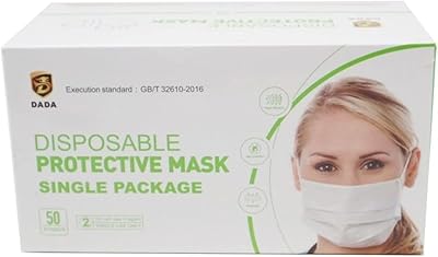Dada disposable protective mask with 3 layers individually wrapped, high quality facial mask with elastic earring. Specially designed for adults (50 pieces individually wrapped/box).. Experience shopping freedom with DIAYTAR NIGERIA's vast selection and 5-8 day nationwide delivery service.