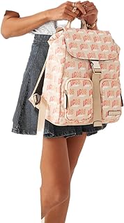 Backpack for Women GTL-220428, All-over logo printed with loop closure, one-sized, multicolored, one-sized size.. DIAYTAR NIGERIA: Connecting Nigerians with affordable products through our expansive e-commerce platform.