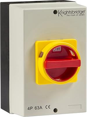 Knights BRIDGE ROTATIVE Insolor Ina ACA0027 IP65 63A 4P AC (230V - 415V).. DIAYTAR NIGERIA: Your trusted e-commerce partner with extensive product choices and affordable delivery.