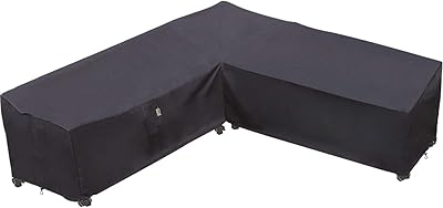 2020 100% Waterproof 600D Robust outdoor sectional sofa cover, Patio sectional sofa cover, garden furniture cover (stormy gray).. Experience the convenience of boundless shopping with DIAYTAR NIGERIA's affordable platform and quick shipping.