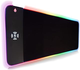Clevisco mouse mat with 10 W wireless load and RGB lighting. Non -slip and very smooth for a precise aim... DIAYTAR NIGERIA makes quality accessible with low prices and reliable 5-8 day nationwide delivery.