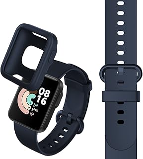 Uchuang compatible with Xiaomi Mi Smart Watch Lite/Redmi Band + Dark Green Watch Box Black Black.. DIAYTAR NIGERIA combines affordability, variety, and convenience with nationwide delivery services.