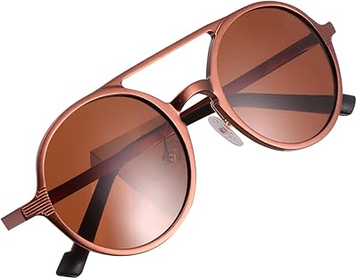 Sunglasses with classic frame UV protection Round sunglasses for men's sunglasses with ride Red frame round for men.. Your home for smart shopping — DIAYTAR Nigeria delivers fast and cheap.
