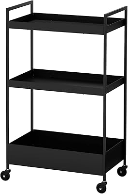 Chariot polyvalent ikea nissaforce, noir, 19 7/8x11 3/4x32 5/8 203.997.77.. DIAYTAR NIGERIA revolutionizes online retail with our vast selection and cost-effective delivery options.