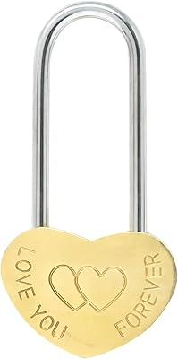 LOVE LOCK without key, Solid brass core lock, LOVE YOU FOREVER LOVE CLADNAS for wedding, birthday, Valentine's Day, Voyage, 2 pieces.. Discover thousands of products on DIAYTAR Nigeria — from fashion and electronics to home goods. We guarantee quick delivery and competitive pricing across the board.