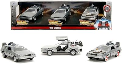 Back to the future Time Machine Nano Pressure -molded car toy, Size 1.65 inches, 3 rooms, toys for children and adults.. DIAYTAR NIGERIA brings affordable shopping to your fingertips with reliable delivery in less than 8 days.