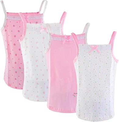 Cotton printed underwear for Wintree girls, 2-12 year old drill, 4-piece elastic vests.. Transform how you shop with DIAYTAR NIGERIA's vast selection and budget-friendly delivery options.