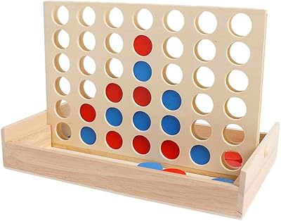 The 4 -inch Wooden Shop Wooden Game to a row contains 4 Connect Games travel board games, classic foldable family game for children and adults.. Shop confidently with DIAYTAR NIGERIA, offering affordable prices and reliable delivery within a week.