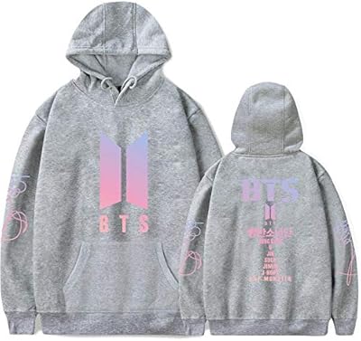 LOVE YOURSELF album printed hoodie and letters BTS for women and men for K-POP fans with K-POP DNA-Gray XL WORDS.. Experience the ultimate in shopping convenience with DIAYTAR NIGERIA's vast catalog and 5-8 day delivery.