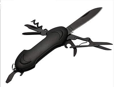 Swiss knife Aliyah perfect for outdoor campsite, folding pocket knife of versatile survival.. Shop without boundaries at DIAYTAR NIGERIA, offering affordable products with convenient delivery times.