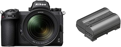 Digital camera without nikon z 6ii mirror FX FX 24.5 mp with 24-70 mm f/4 lens and rechargeable lithium-ion battery in el15c for camera without nikon mirror and digital reflex Z7 II, Z7, Z6 II, Z6, Z5, Z5, Z5.. Enjoy low prices, wide selections, and reliable delivery with DIAYTAR Nigeria.