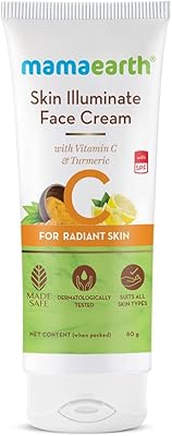 Mama Earth Skin Luminate face cream to lighten the skin, with vitamin C and turmeric for bright skin, 80 g.. DIAYTAR NIGERIA stands as your affordable shopping ally with nationwide delivery in just 5-8 days.