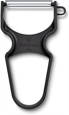 Fruit and vegetable peeler on right -handed Victorinox Rapid, (black).. DIAYTAR NIGERIA: Your partner in affordable online shopping with reliable 5-8 day shipping nationwide.