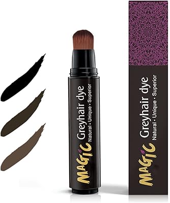 Semi-permanent coloring of hair roots, dye pen for roots, retouching stick to cover the root with gray hair (black).. Shop confidently with DIAYTAR NIGERIA, offering affordable prices and reliable delivery within a week.