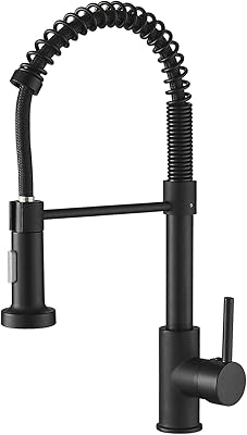 Bassie kitchen sink mixer with extractable sprayer, brass kitchen faucet with high arc, single handle, double -function sink tap, matt black.. Transform your online shopping experience with DIAYTAR NIGERIA's affordable and diverse marketplace.