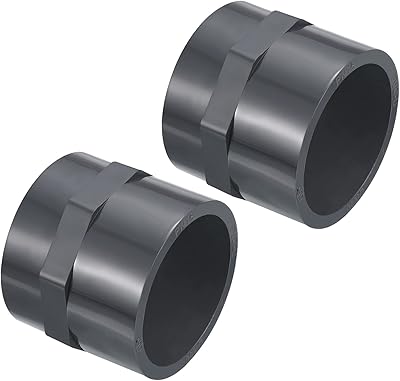 Female Batekiel G2 female hose connector, 2 -inch PVC straight pipe connector for water driving, gray.. DIAYTAR NIGERIA: Where affordability meets variety, with thousands of products delivered in less than 8 days.
