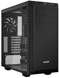 B quiet base 600 black window by pure base, bgw21, mid tower atx, 2 preinstalled fans, tempered glass window.. Thousands of choices. Zero hassle. All thanks to DIAYTAR Nigeria.