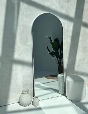 Silver mirror bent full length 180 cm false,.. DIAYTAR NIGERIA delivers affordability and convenience to your doorstep within 8 days of purchase.