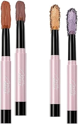 4 pieces pen and double -end eyeshadow brush, highly pigmented creamy eyeshadow pencil.. Shop for everything you need at DIAYTAR NIGERIA, with budget-friendly prices and quick delivery.