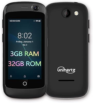 Unihertz Jelly Pro 3 GB + 32 GB smartphone, the smallest 4G smartphone in the world, Android 8.1 Oreo unlocked, black.. Shop with confidence at DIAYTAR NIGERIA, offering thousands of products with budget-friendly shipping.