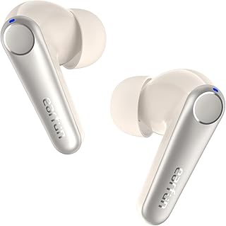 Earfun Air Pro 3 wireless headphones, its adaptive QUALCOMM® AptXTM, 6 CVC 8.0 ENCS microphones, Bluetooth 5.3 Wireless TWS, Multipoint connection, 45 hours, personalized equalization by application, white oat.. Your everyday shopping destination, DIAYTAR NIGERIA offers unbeatable value with quick delivery times.