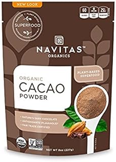Organic cocoa powder Navitas not sweet 8oz.. Experience the DIAYTAR difference with our vast product selection and delivery within 5-8 days.