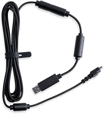 HYUN USB loading cable with Detachable USB cable compatible with Razer Wolverine Ultimate and Razer Razer Raiju Comfortable for PlayStation 4 play controller.. DIAYTAR NIGERIA delivers on our promise of variety, affordability, and prompt nationwide service.