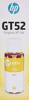 Original yellow ink bottle HP GT52 [M0H56AE].. Shop with confidence at DIAYTAR NIGERIA, Nigeria's premier affordable e-commerce platform.