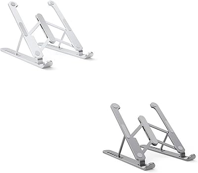 Adjustable support for laptop aluminum with bonita thermal dissipation, foldable support for laptop and laptop (gray).. Discover why thousands choose DIAYTAR NIGERIA for affordable products delivered in less than a week.