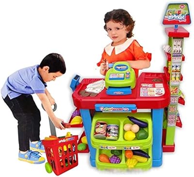 Mopoq Suteulation Supermarket Checkout Play Set Multifunctional puzzle 60.5 x 38 x 80 cm Educational toys for children.. Shop with confidence at Nigeria's leading affordable e-commerce platform with reliable delivery services.