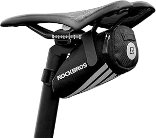 Rock Bros bike saddle bag, bicycle saddle bag under the saddle, bicycle storage bag, ultra light bicycle accessories, mountain biking pack, mountain bike, folding bike.. DIAYTAR NIGERIA brings the marketplace home to you with affordable prices and delivery in 5-8 days.
