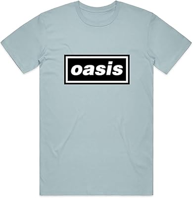 Official t-shirt with logo of the alternative rock group Oasis Classic Defintly Maybe for men.. Your go-to destination for affordable online shopping, DIAYTAR NIGERIA delivers in under 8 days.